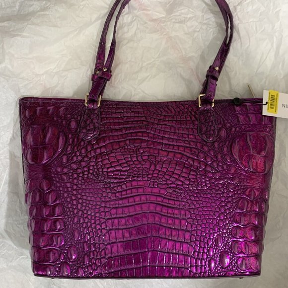 Brahmin Medium Asher tote NWT Purple Potion PRICE FIRM - Picture 3 of 5